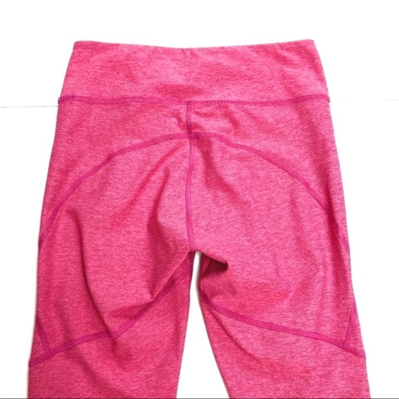 Outdoor Voices Pink Flamingo Color 7/8 Length Workout Tights Leggings - Picture 6 of 10